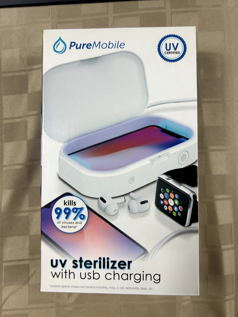 Vivitar Pure Mobile | UV Sterilizer With USB Charging